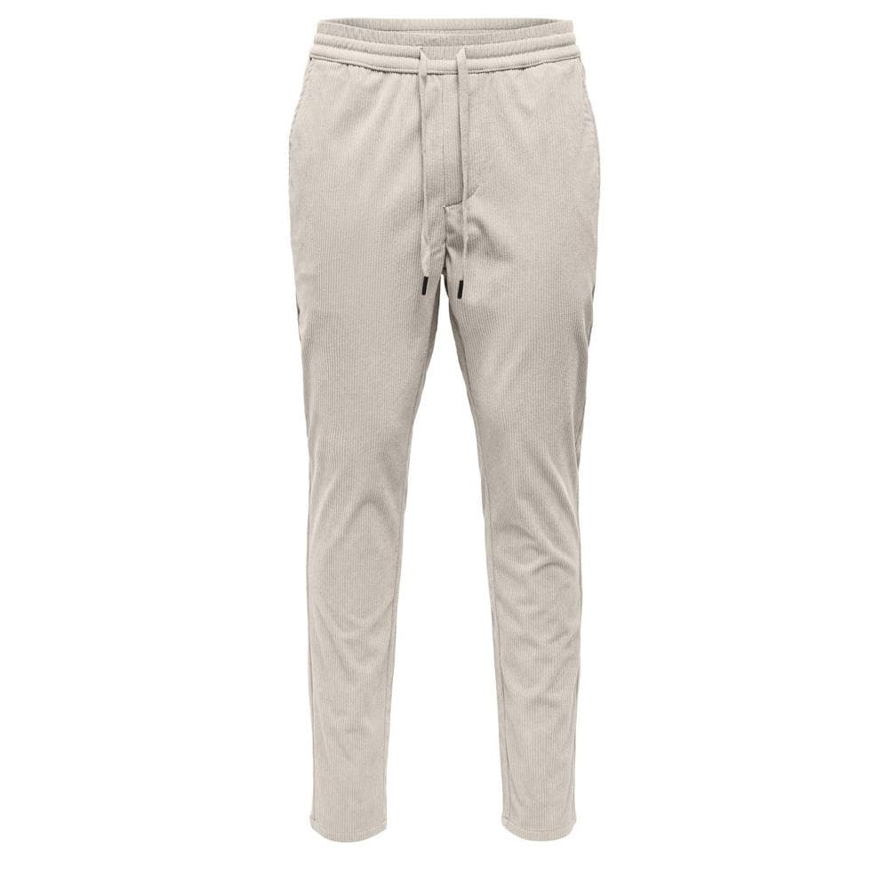 Pantalon Fluide Beige Clair Homme Only & Sons Linus 1