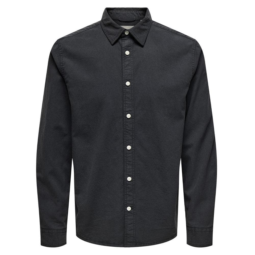 Chemise Noir Homme Only & Sons Sotto 2