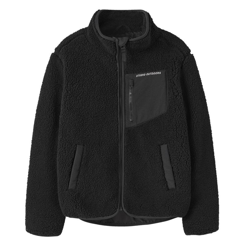 Veste Sherpa Noir Garçon Name it Mattia 1