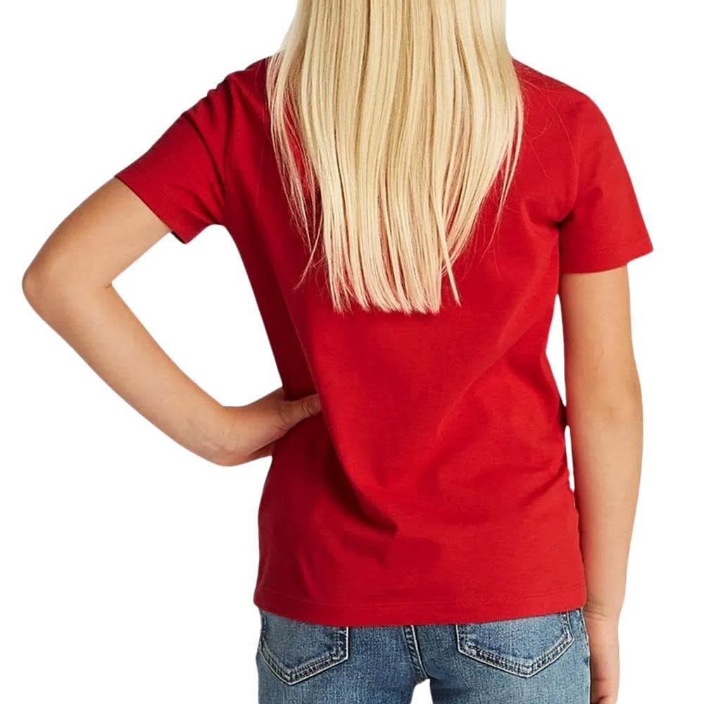 T-Shirt Rouge Fille Tommy Hilfiger Script 2