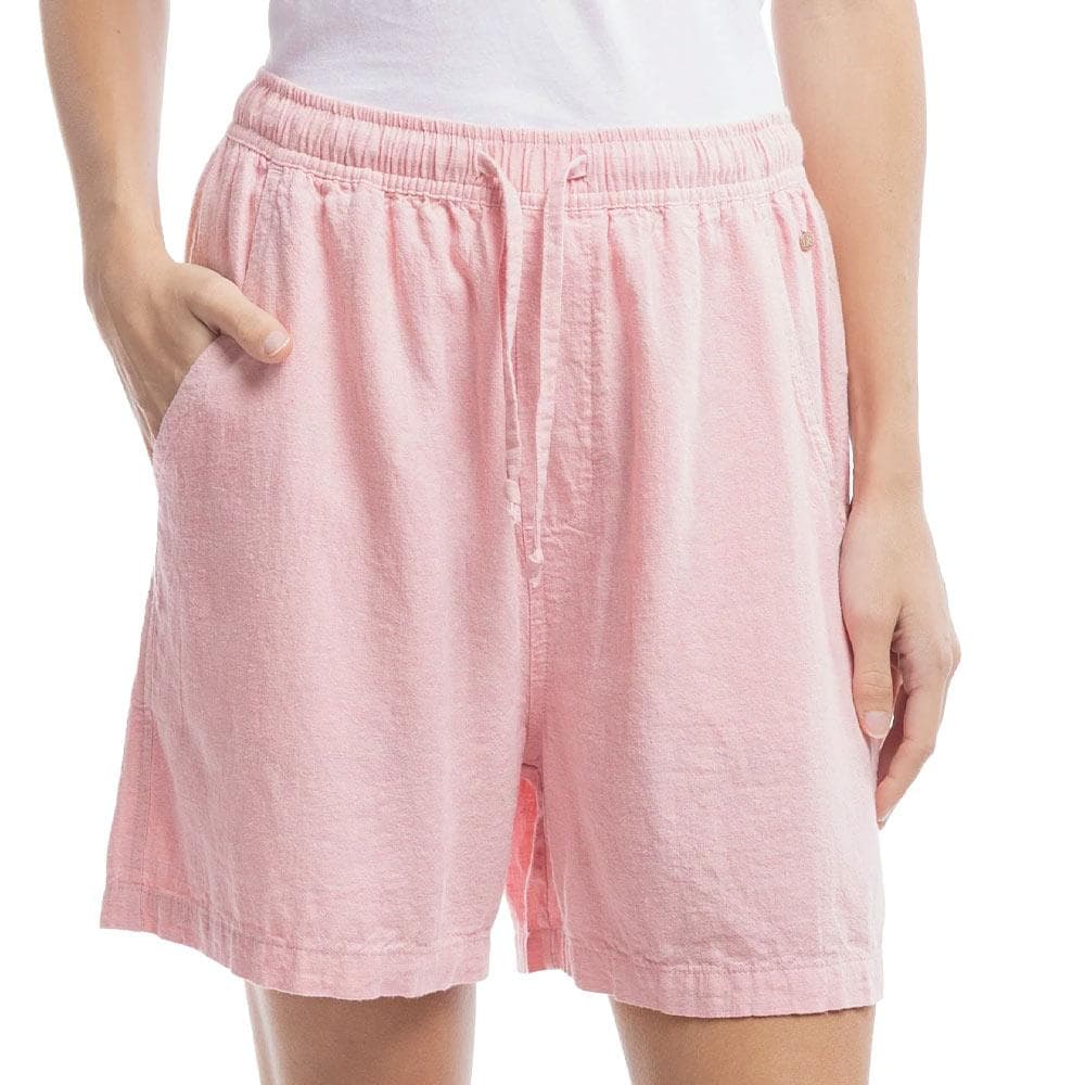 Short en Lin Rose Femme Teddy Smith Jett Linen 1