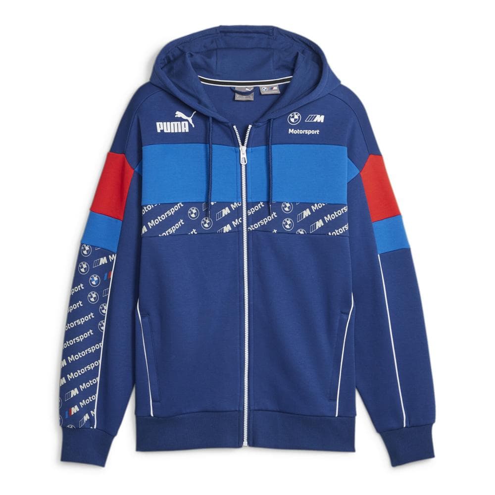 Sweat Zippe à Capuche Bleu Homme Puma Bmw 621866 1