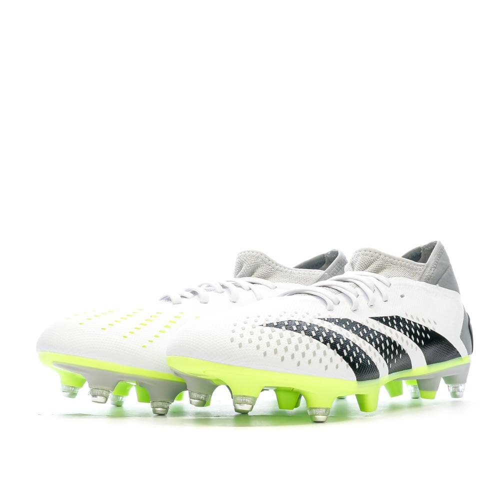 Chaussures de footl Blanc/Vert Homme Predator Accuracy.3 SG 6