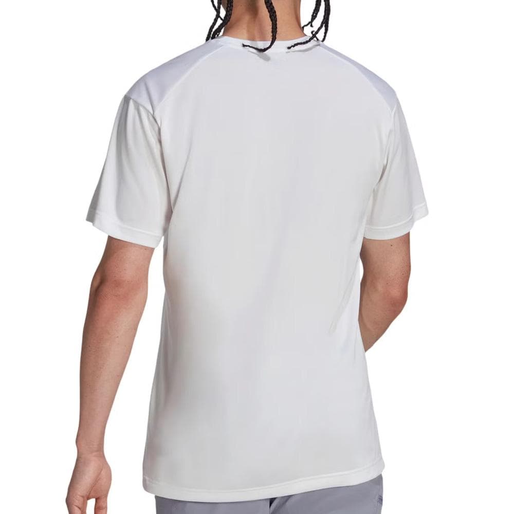 T-Shirt Blanc Homme Adidas HM4047 2
