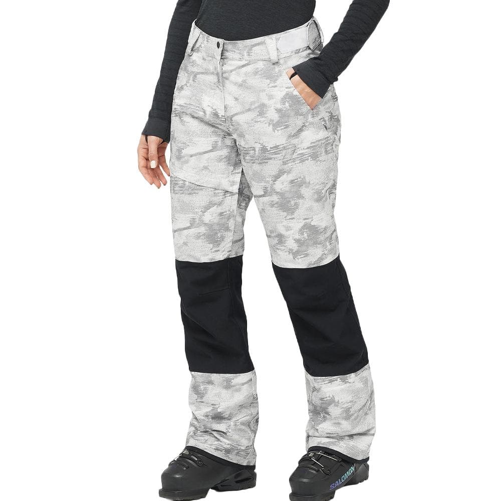 Pantalon de ski Gris/Noir Femme Salomon Bashley 1