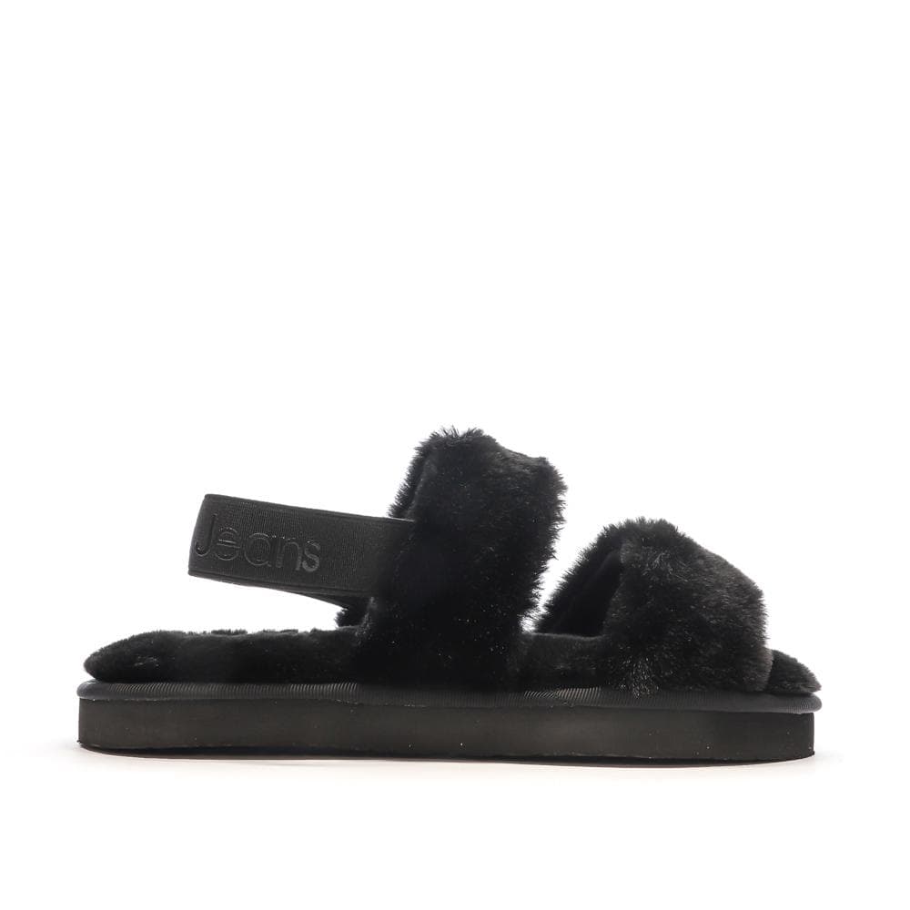 Claquettes Noires Femme Calvin Klein Jeans Home 2