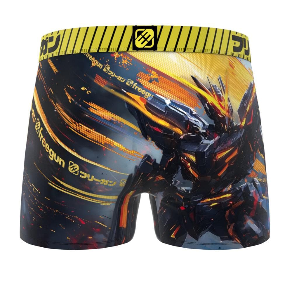 Boxer Noir/Jaune Homme Freegun Robot 2