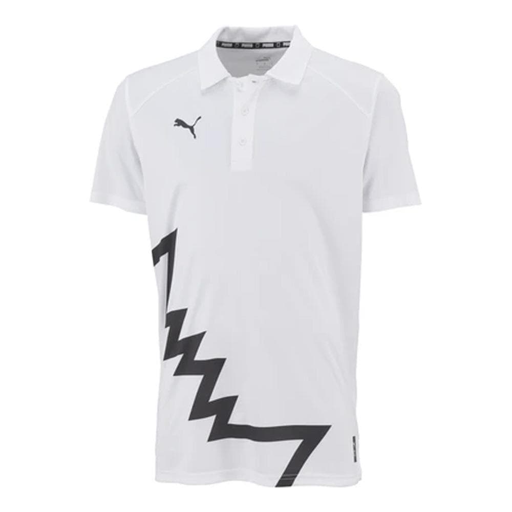Polo Blanc Homme Puma Hoops Team Polo 1