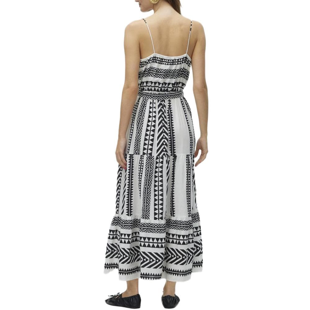 Robe Blanches/Noire Femme Vero Moda Dicthe 2