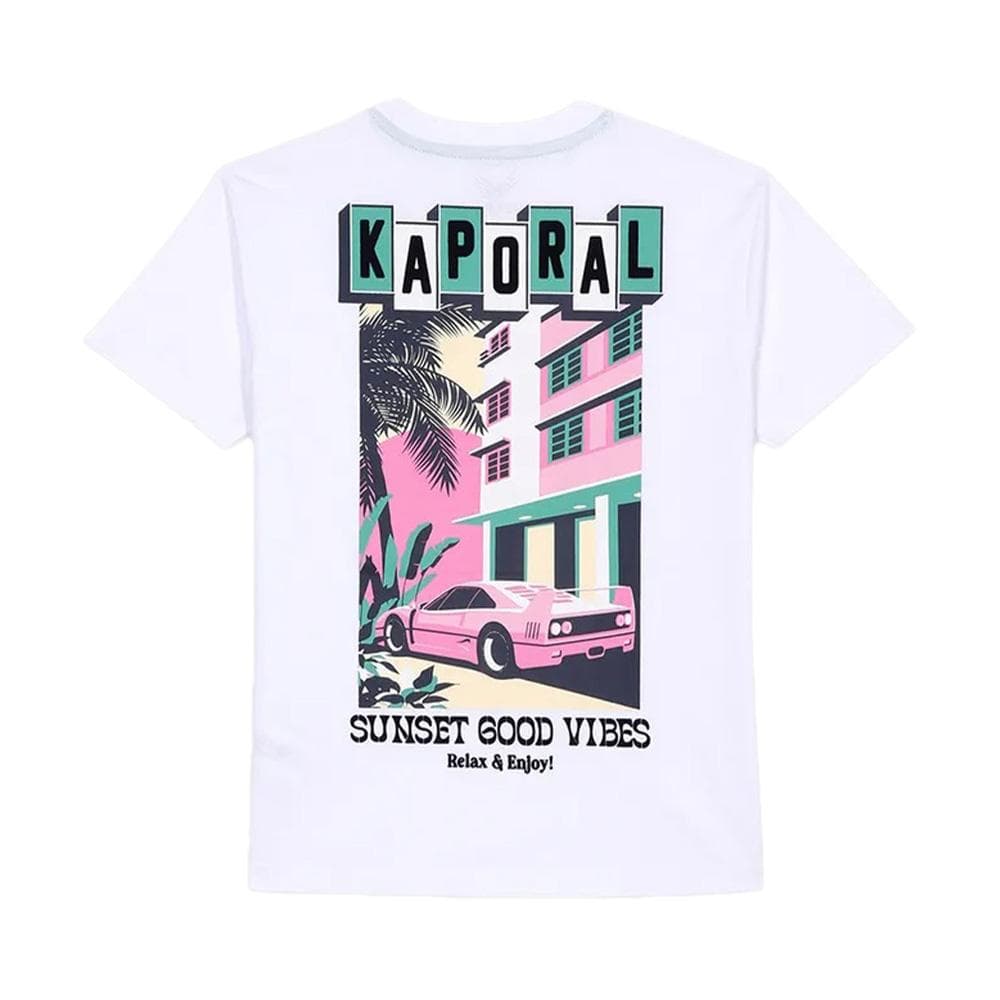 T-Shirt Blanc Garçon Kaporal Ostyn 2