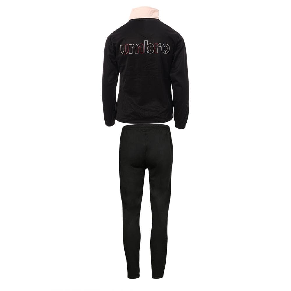 Survêtement Zippée Noire/Rose Fille Umbro Joy 2