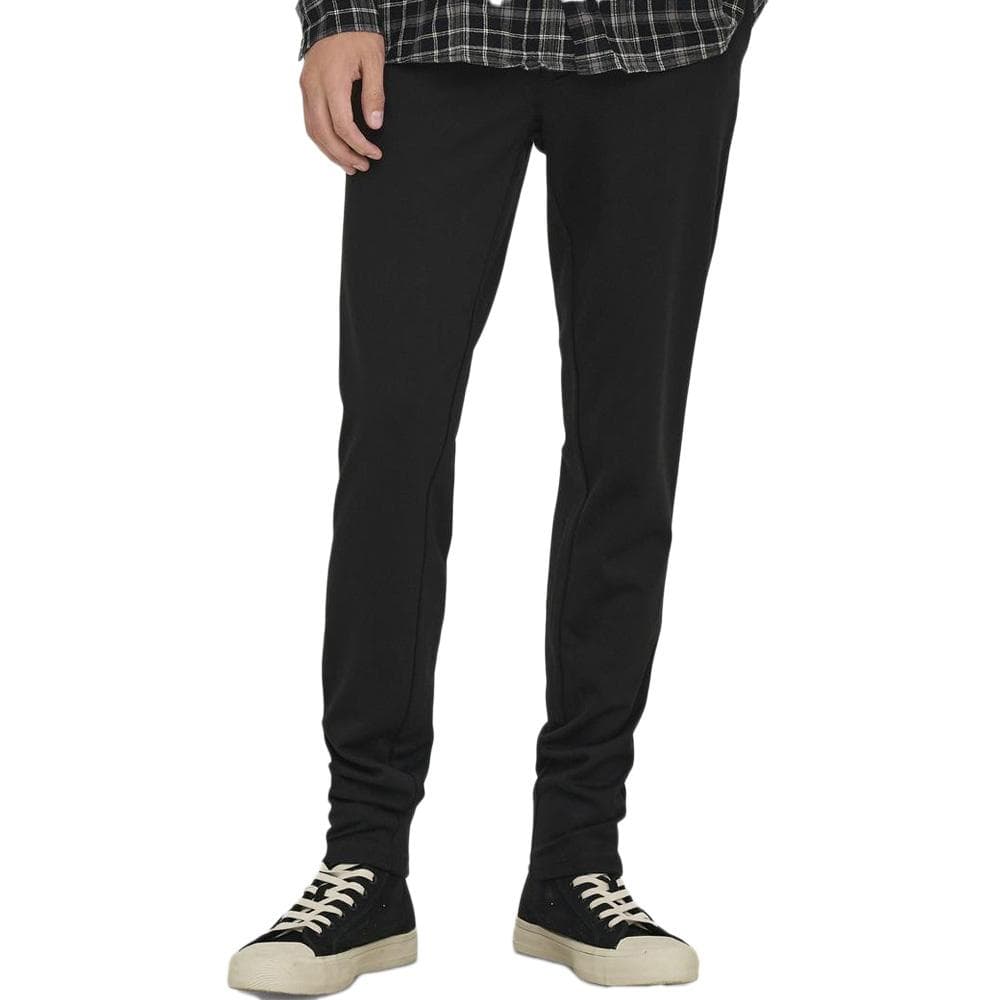 Pantalon fluide Noir Homme Only & Sons Onsmark Slim 1