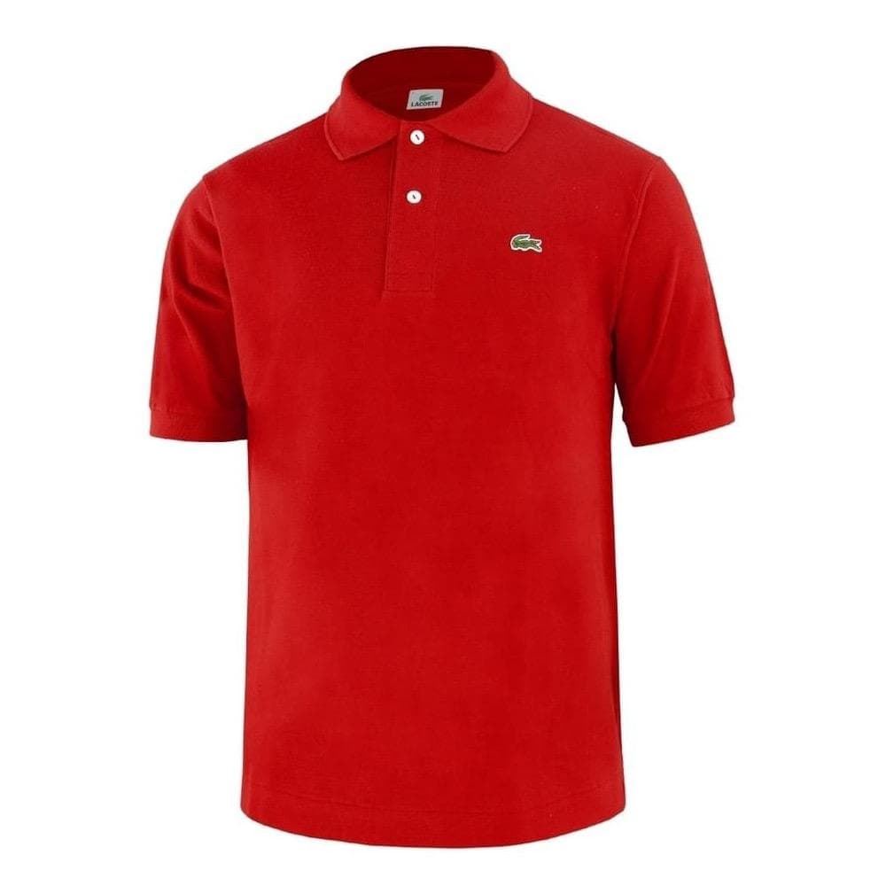 Polo Rouge Homme Lacoste L1212 1