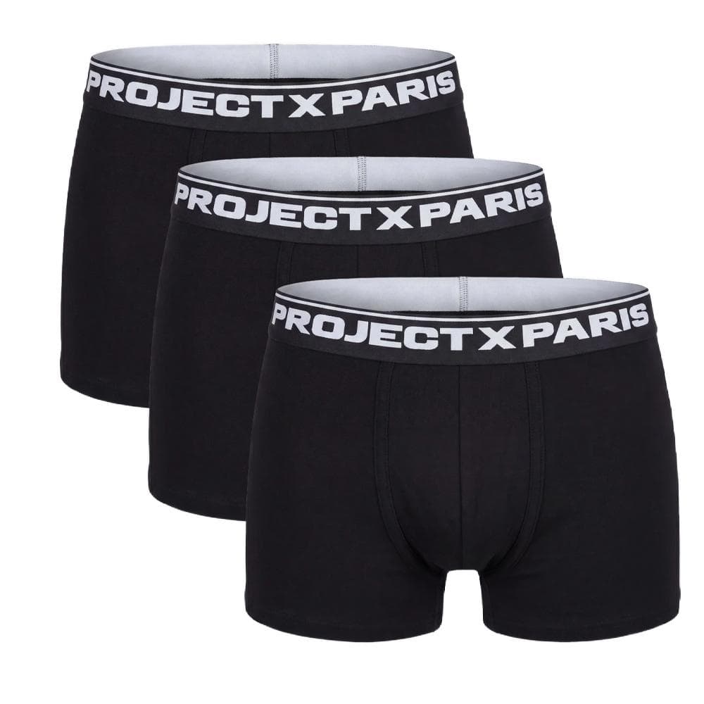 x3 Boxers Noir Homme Project X Paris ITH69 1