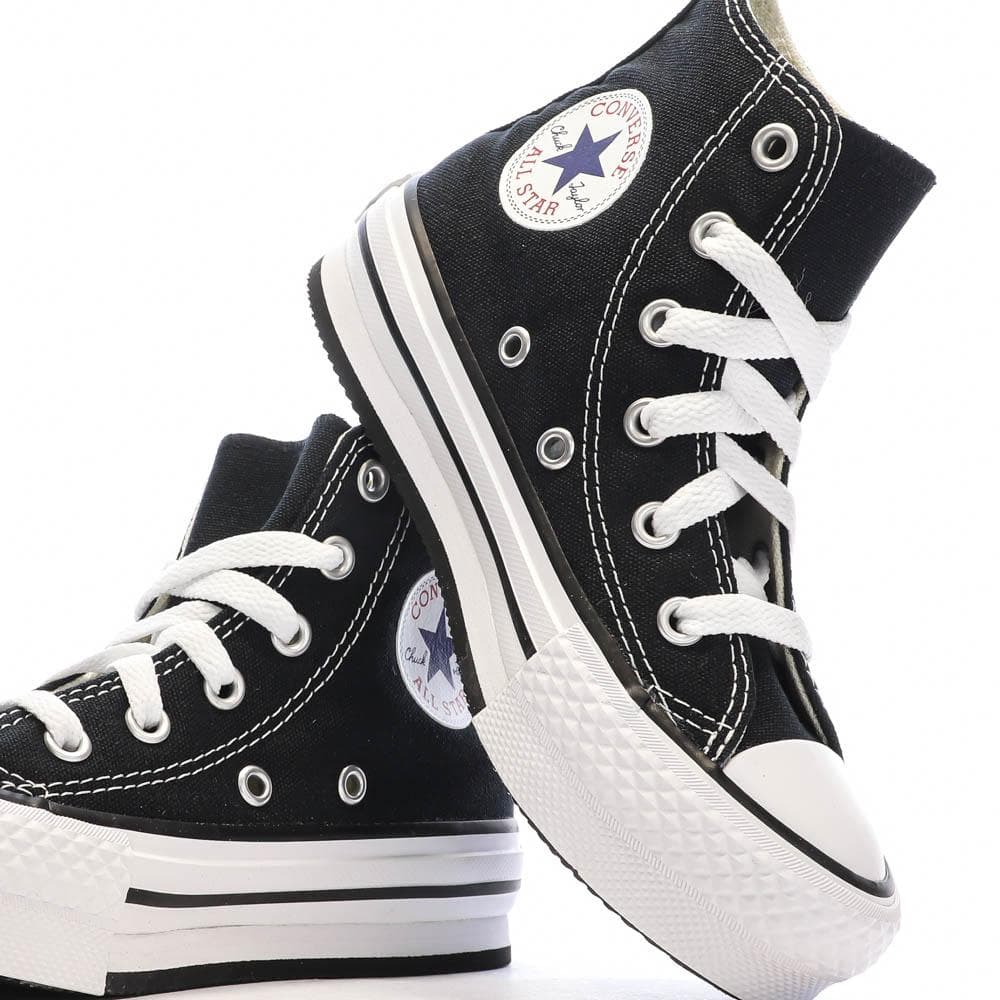 Baskets Noires Fille Converse All Star Eva Lift 7
