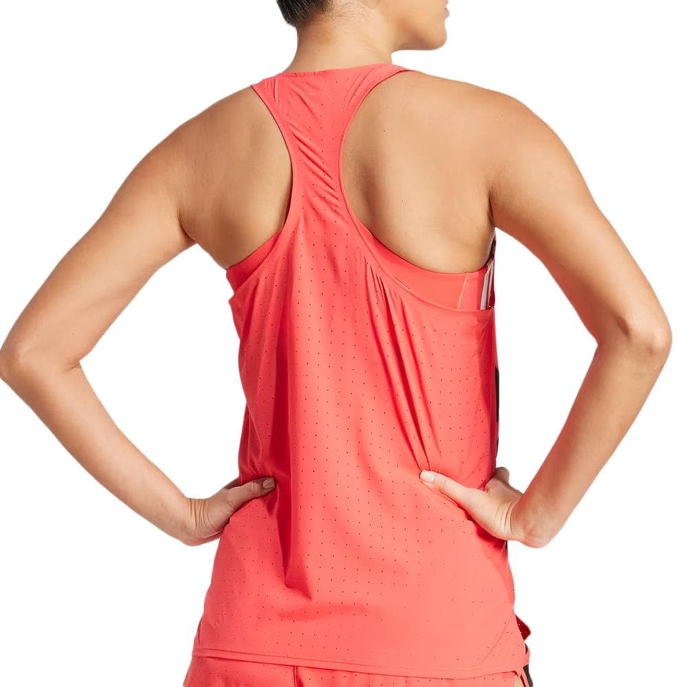 Débardeur Rouge/Noir Femme Adidas JD7333 2