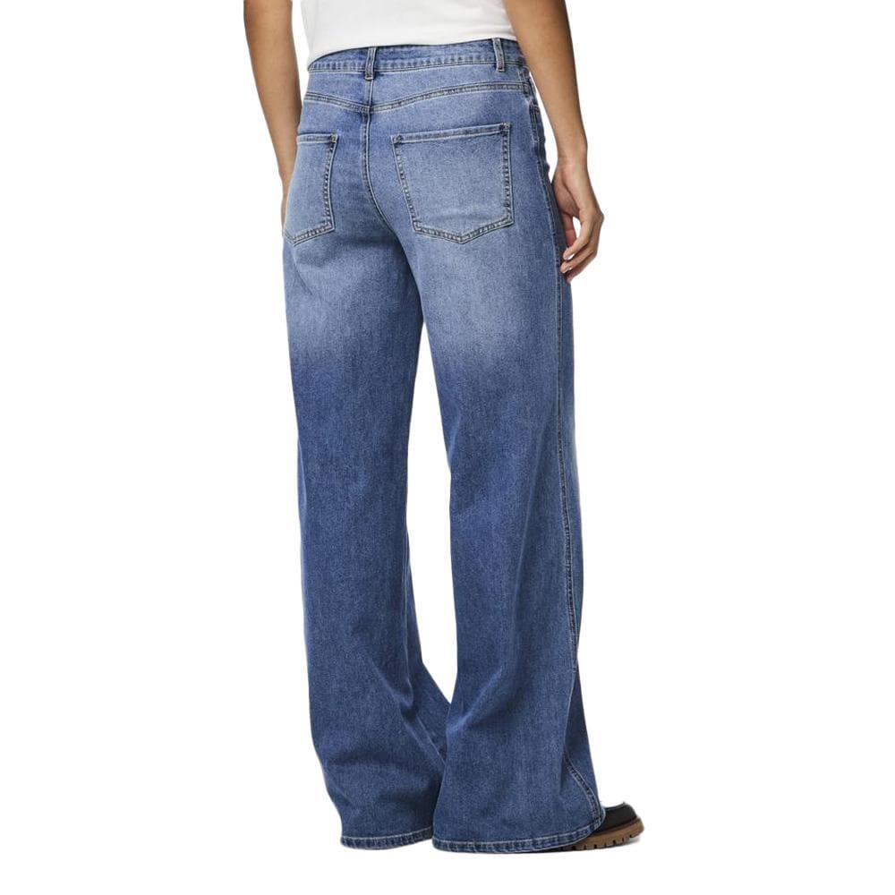 Jean Loose Bleu Femme Pieces Femma 2