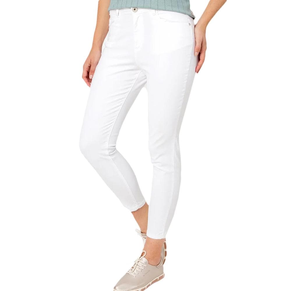 Pantalon Blanc Femme Tbs Leonihui 1
