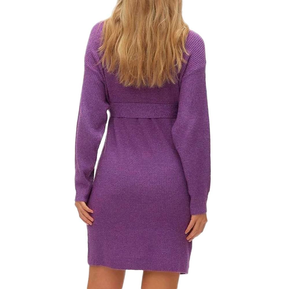 Robe de Grossesse Violette Femme Mamalicious Vala 2