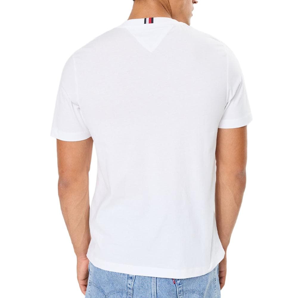 T-shirt Blanc Homme Tommy Hilfiger Pocket 2