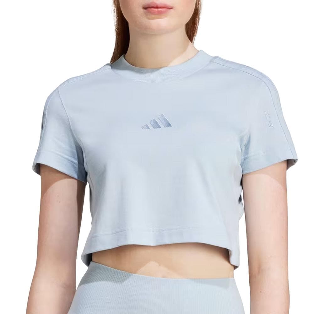 T-shirt Bleu Femme Adidas Tee IY6846 1