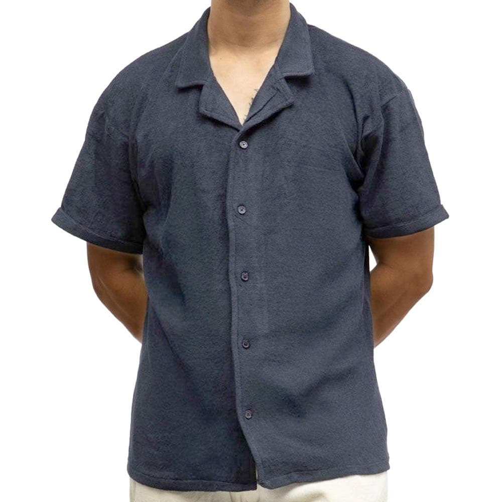 Chemise Bleu Homme Paname Brothers CHARLY 1
