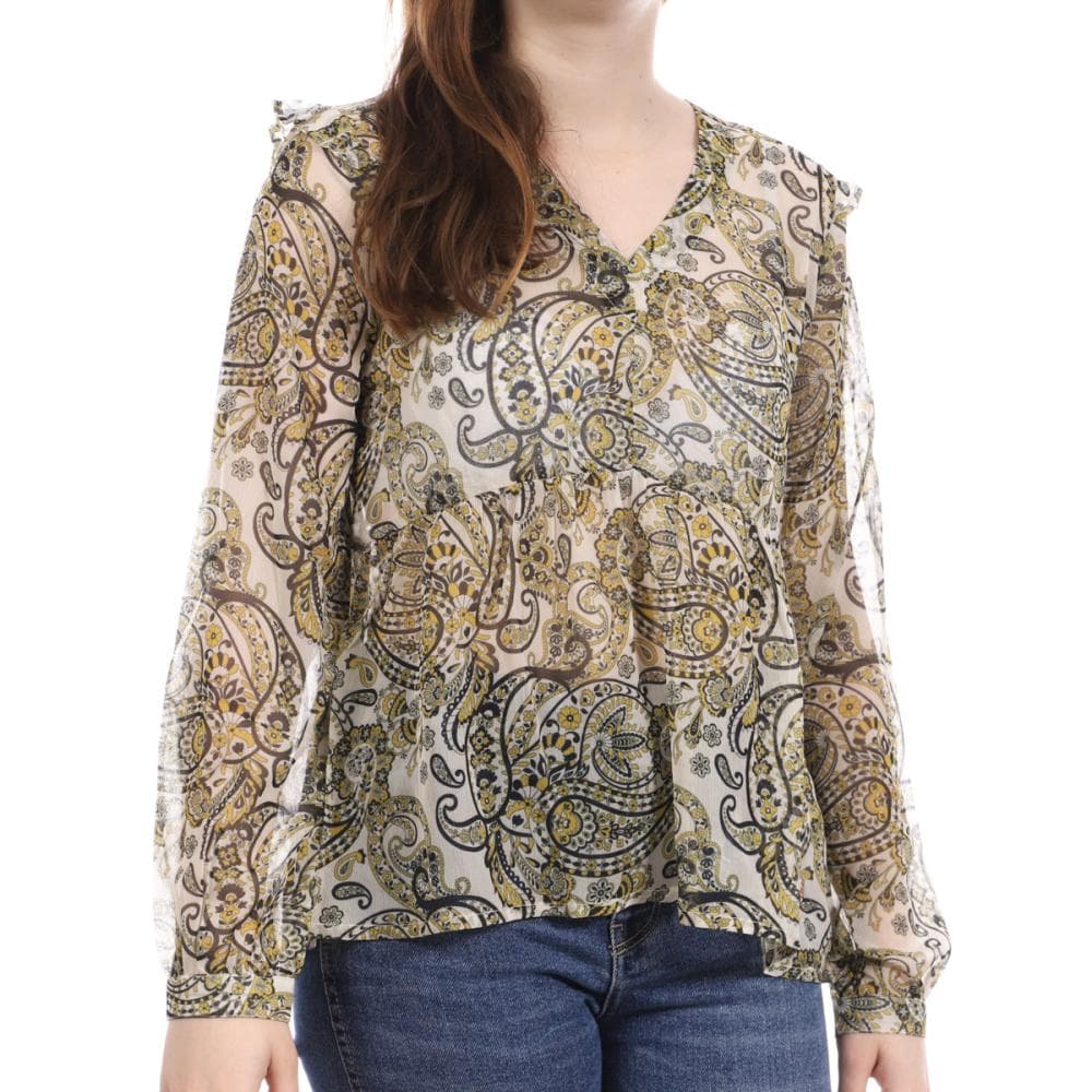 Blouse Jaune Paisley Femme Les Tropéziennes Baliste 1