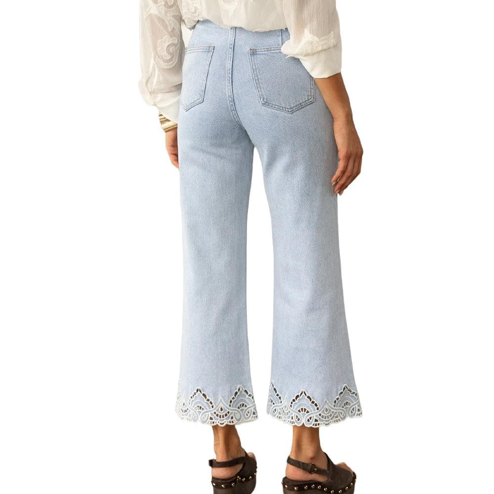 Jean Wide Bleu Femme Oraije Nola 2