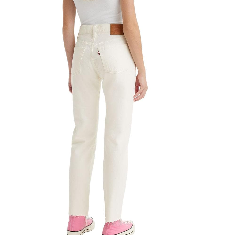 Jean 501 Blanc Femme Levi's Original 2