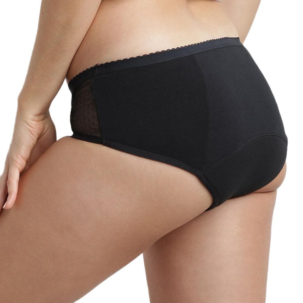 Shorty Menstruel Flux Moyen Noir femme DIM D0BZ4 2