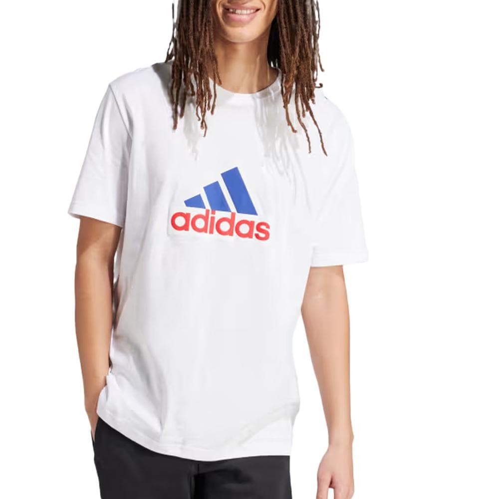 T-Shirt Blanc Homme Adidas Bos 1