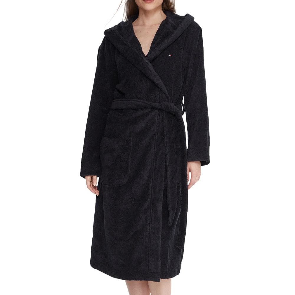 Peignoir Marine Femme Tommy Hilfiger Towelling 1