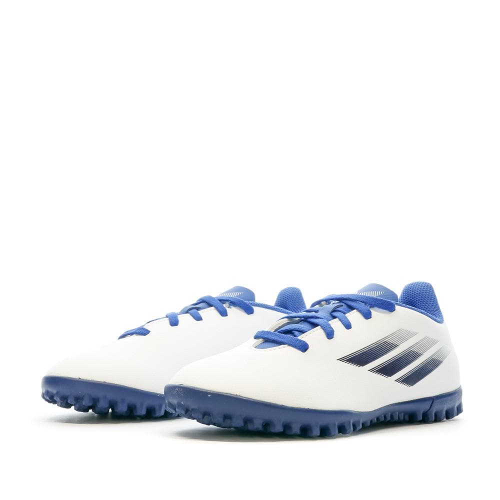 Chaussures de futsal Blanc/Bleu Enfant Adidas X Speedflow.4 6