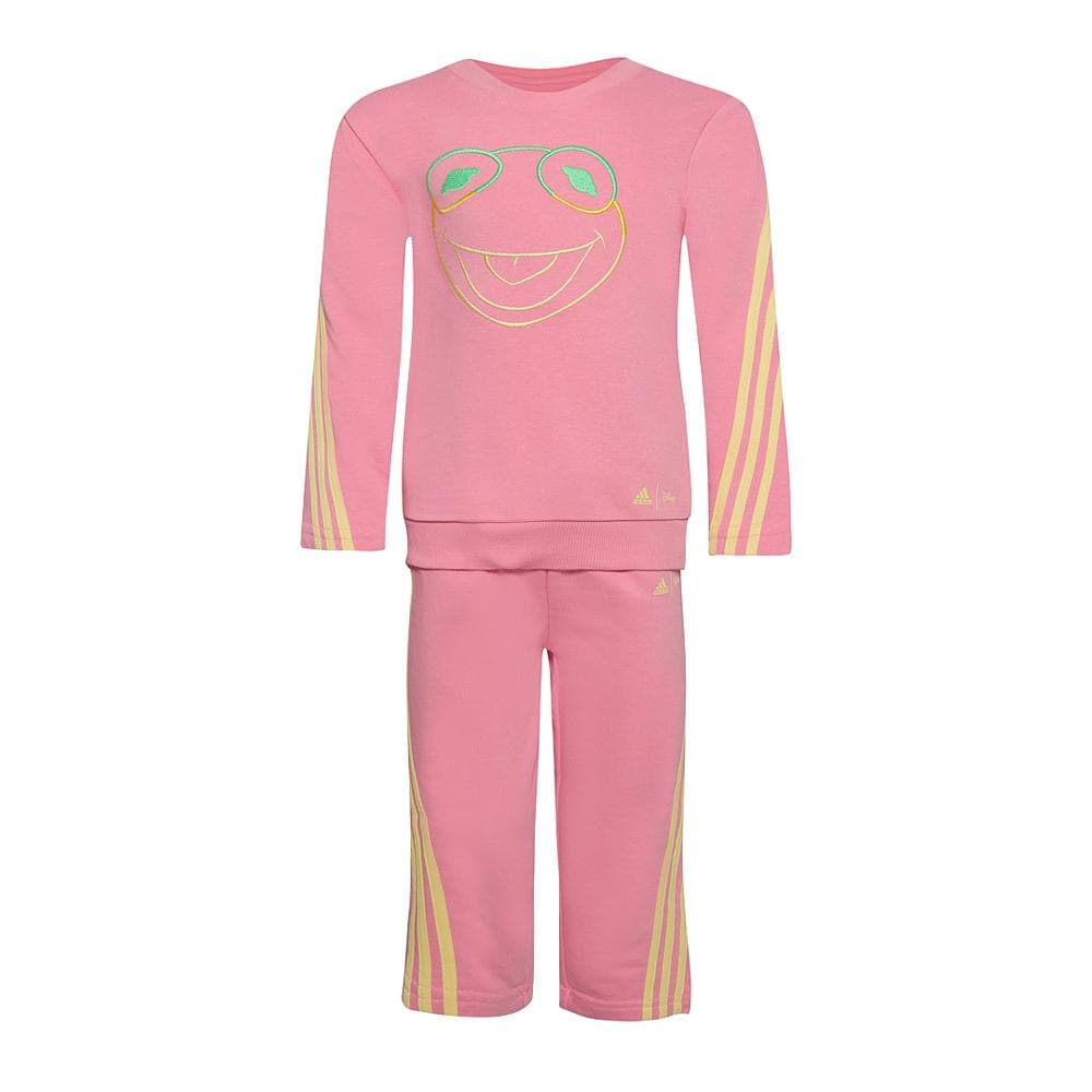 Survêtement Rose Fille Adidas x The Muppets Kermit 1