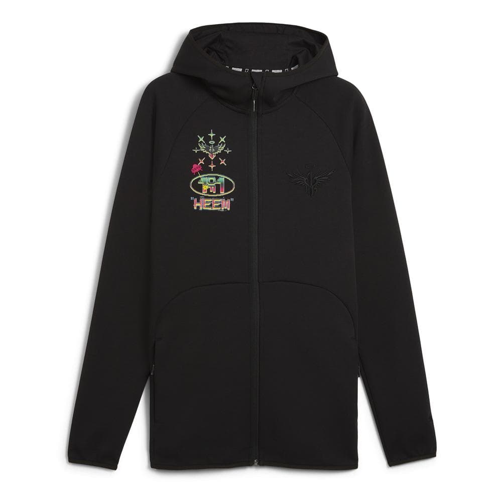 Sweat Zippée Noire Homme Puma Melo 1