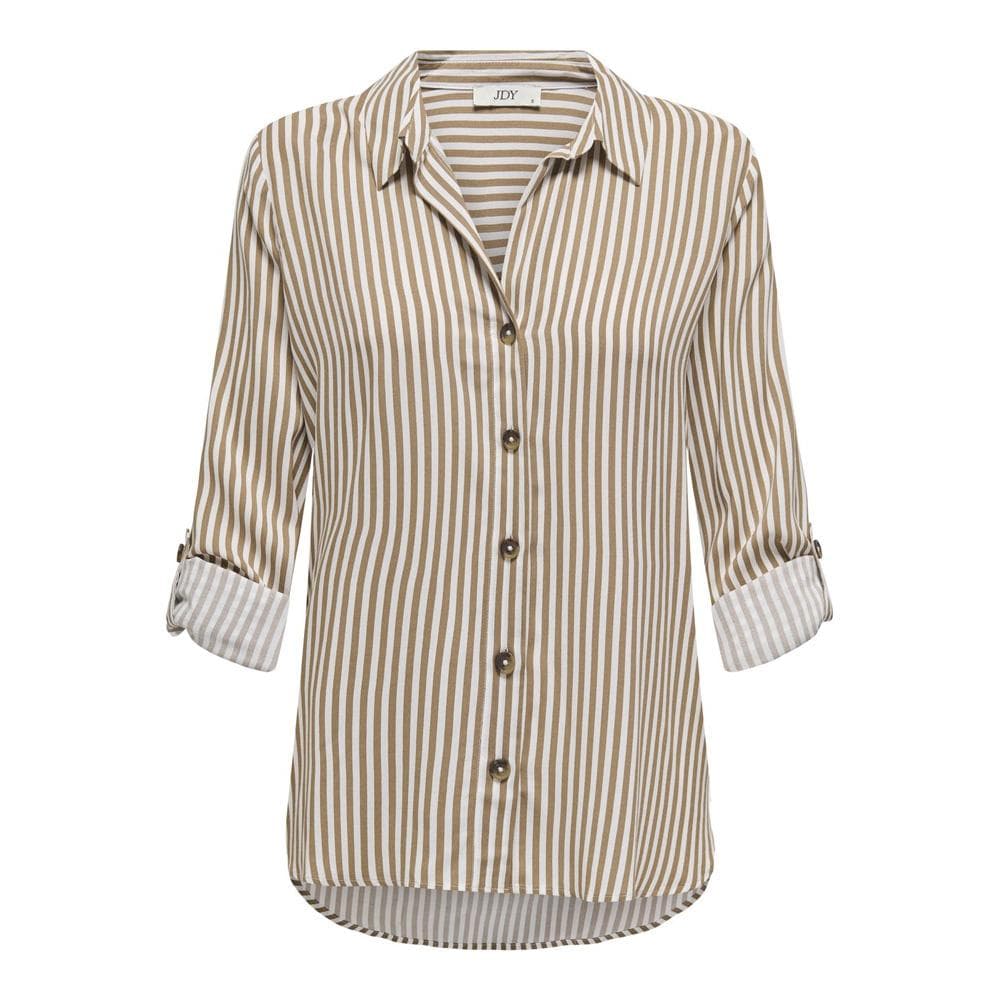 Chemise Blanc/Camel Femme JDY Laurel 1