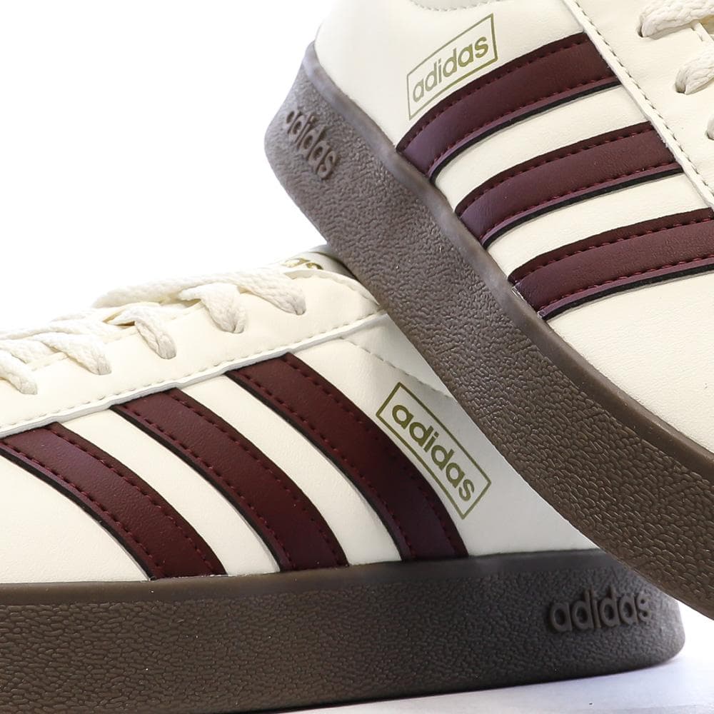 Baskets Beiges/Rouges Homme Adidas Vl Court 2.0 7