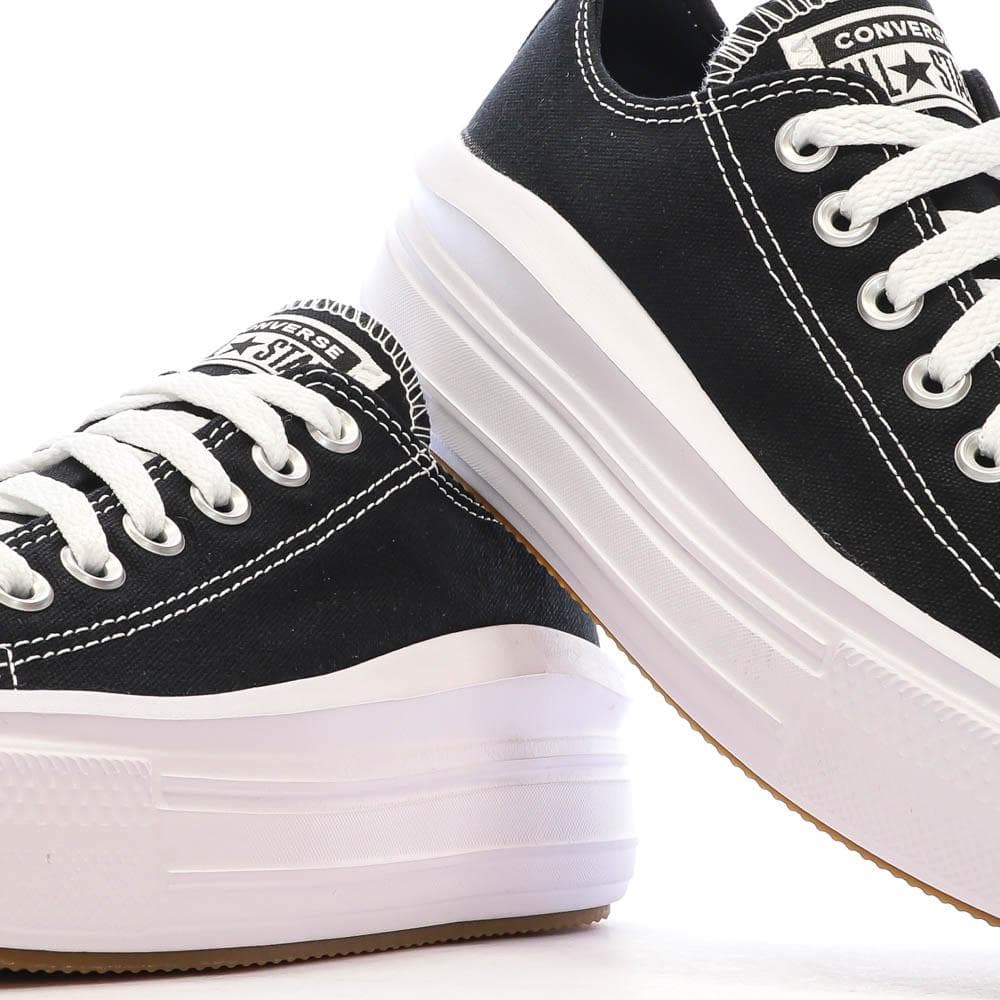 Baskets Noires Femme Converse All Star Move Platform 7