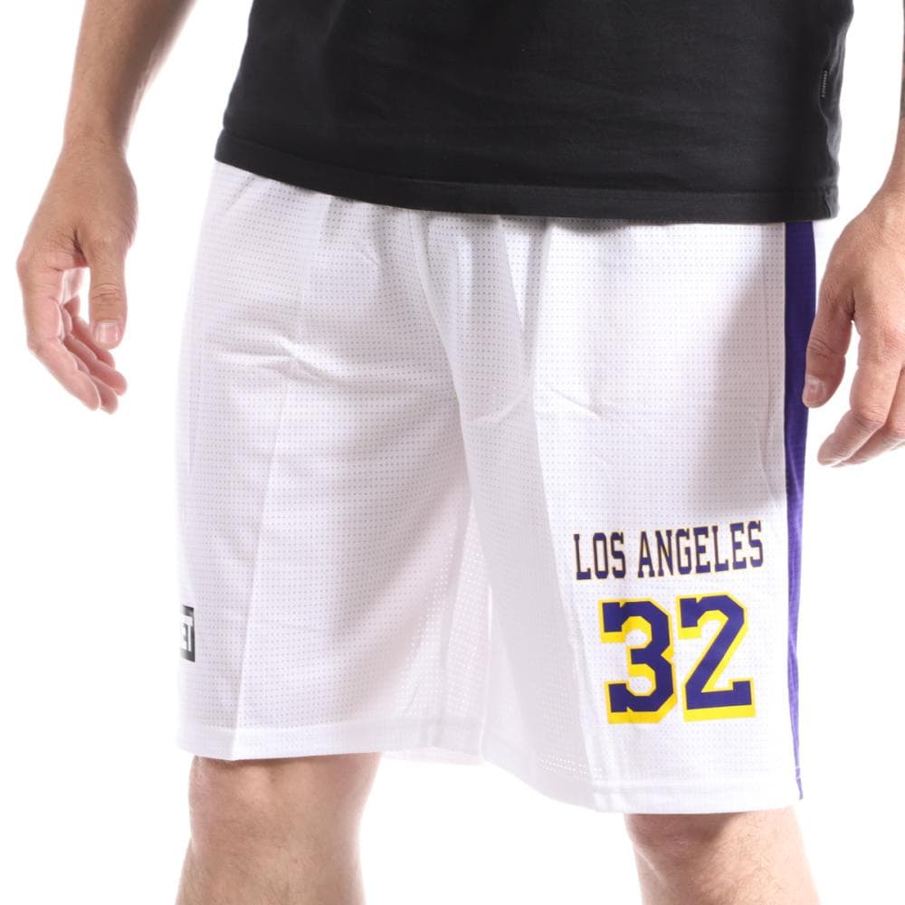 Short Basketall Blanc Homme Sport Zone Los Angeles Lakers 1