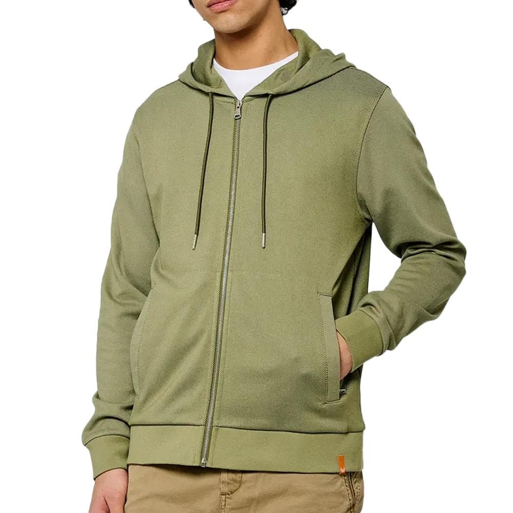Sweat Zippé Kaki Homme Kaporal LUBIN25EM33 1