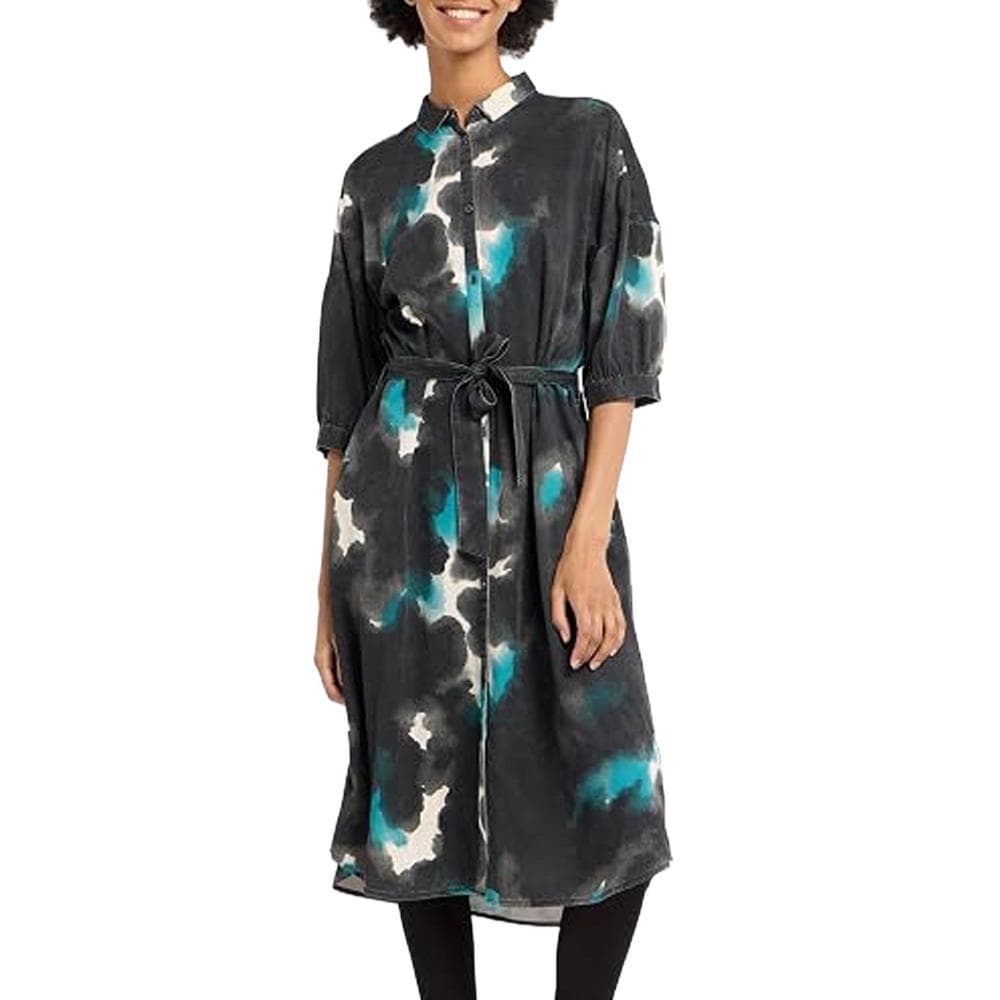 Robe Grise/Turquoise Femme Ragwear Lola 1