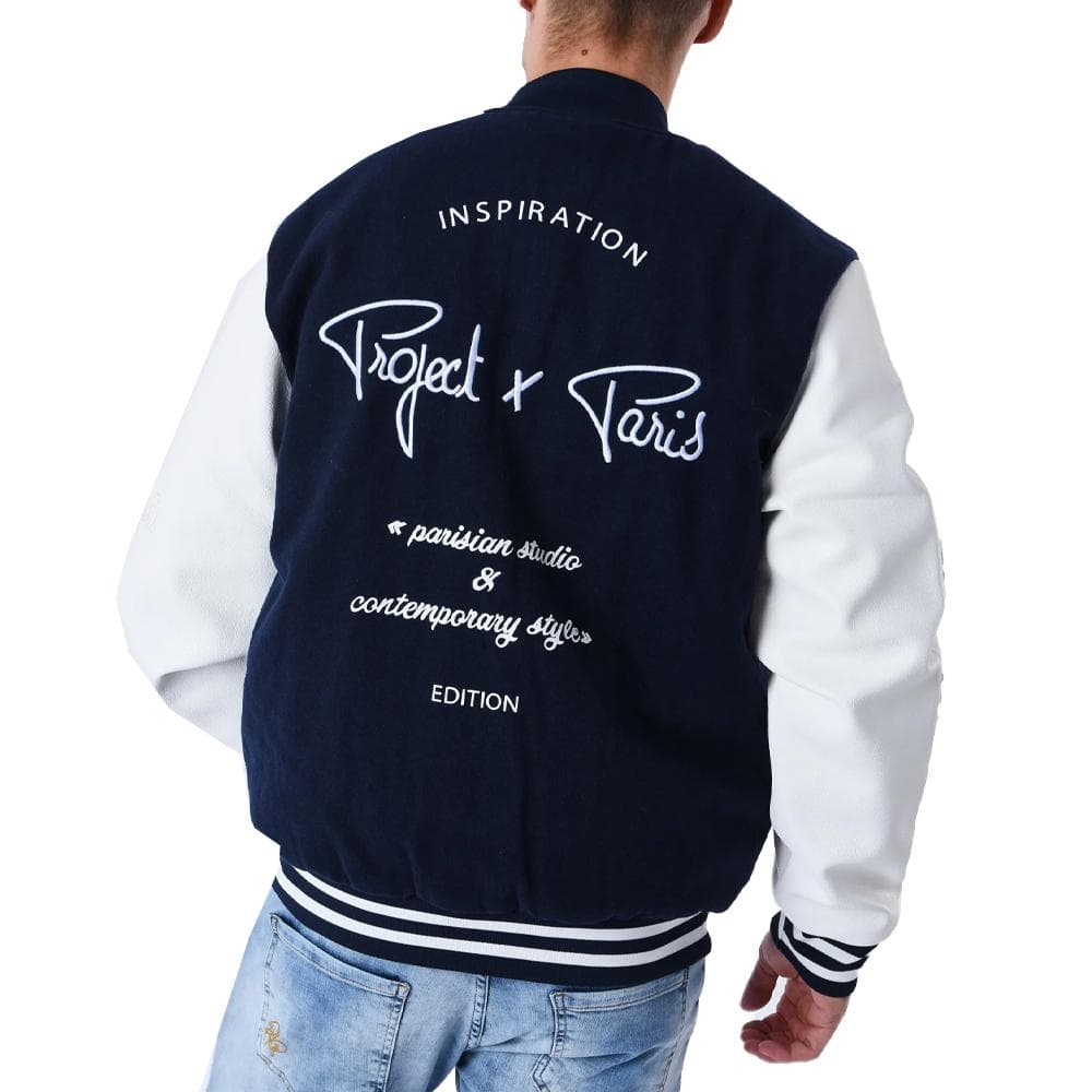 Veste Blanche/Marine Homme Project X Paris 2230109 2