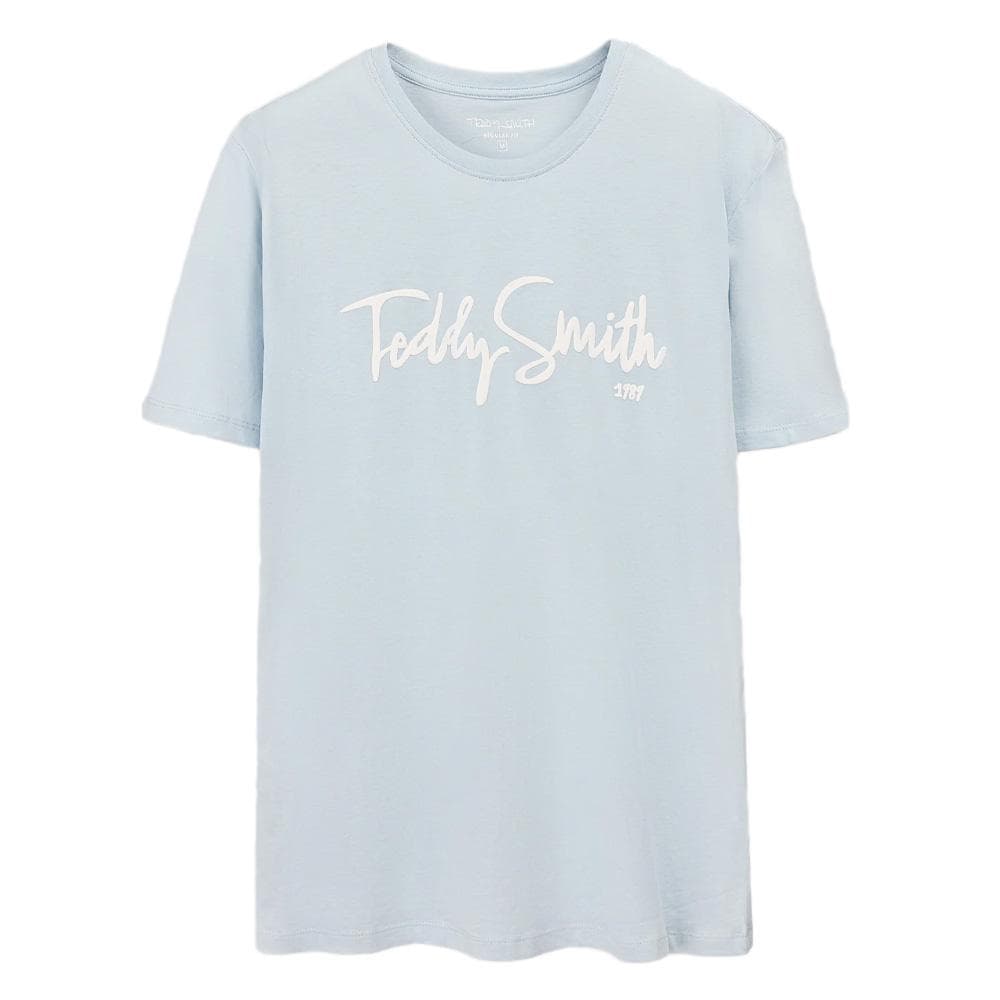 T-Shirt Bleu Homme Teddy Smith Evry 1