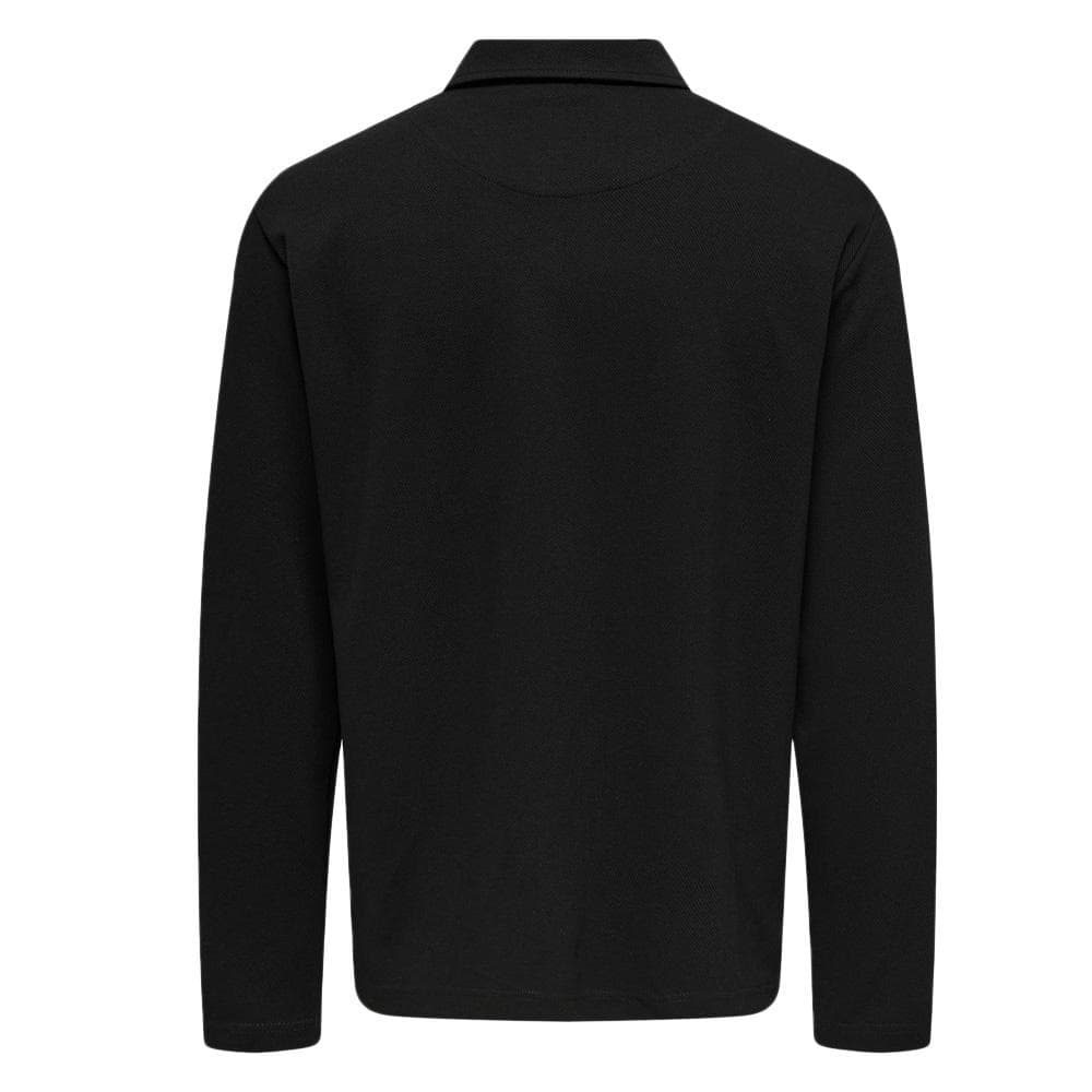 Polo Noir Homme Only & Sons Newkodyl 2