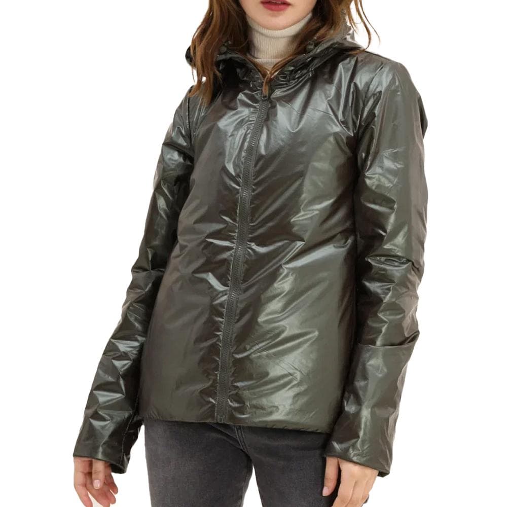 Veste Imperméable Kaki Femme Laura Jo Mi-saison Court 1