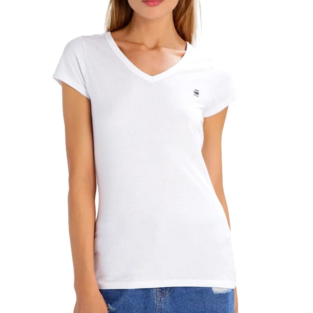 T-shirt Blanc Femme G-Star Raw Eyben D21314 1