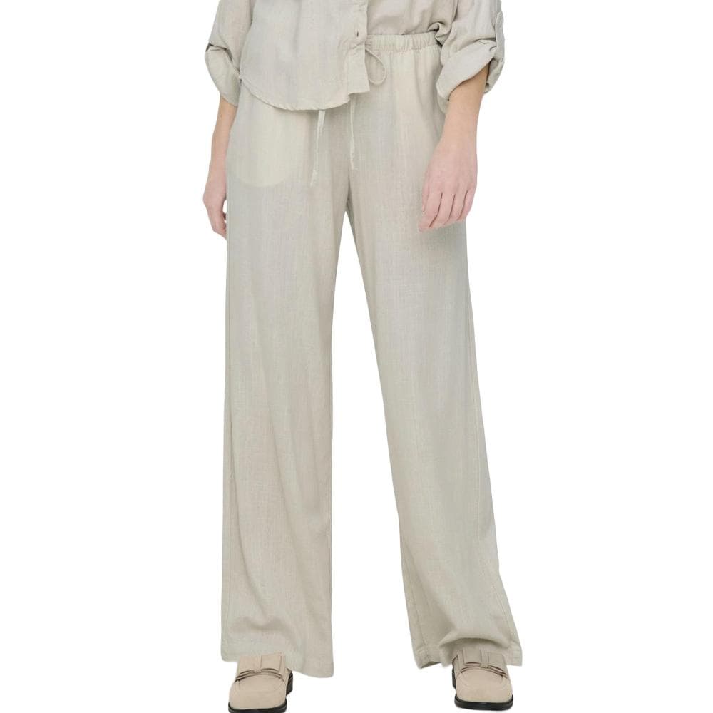 Pantalon fluide Écru Femme JDY Caya 1