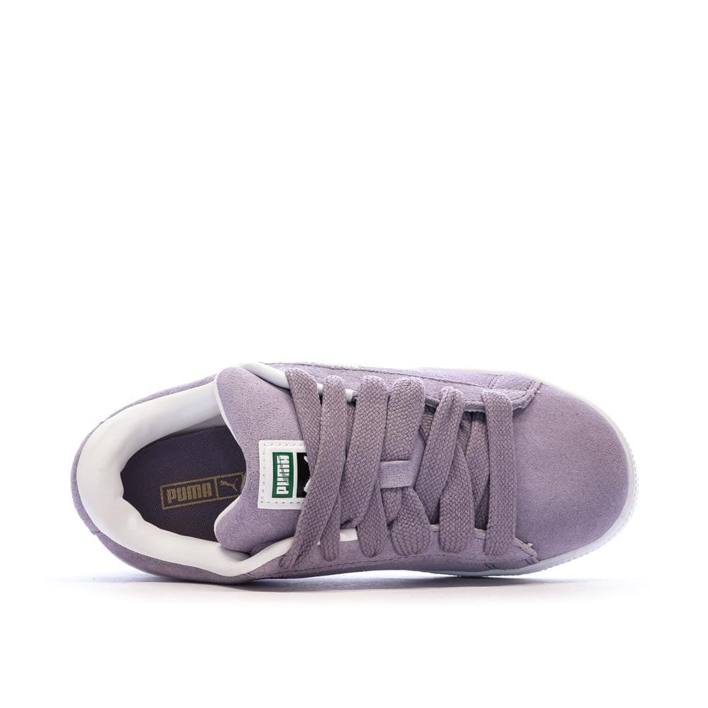 Baskets Violettes Fille Puma Suede Xl 4