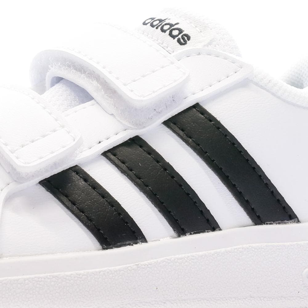 Baskets Blanc/Noir Bébé/Garçon Adidas Grand Court 2.0 7