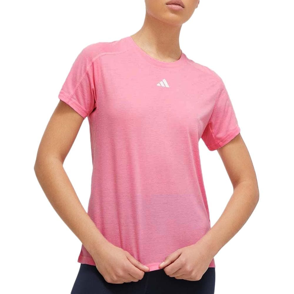 T-Shirt Rose Femme Adidas We Crew 1